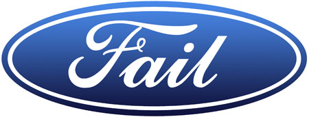 Ford on Sign Of The Times Ford Fail Logo