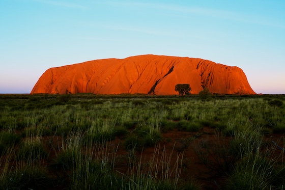 uluru sunset