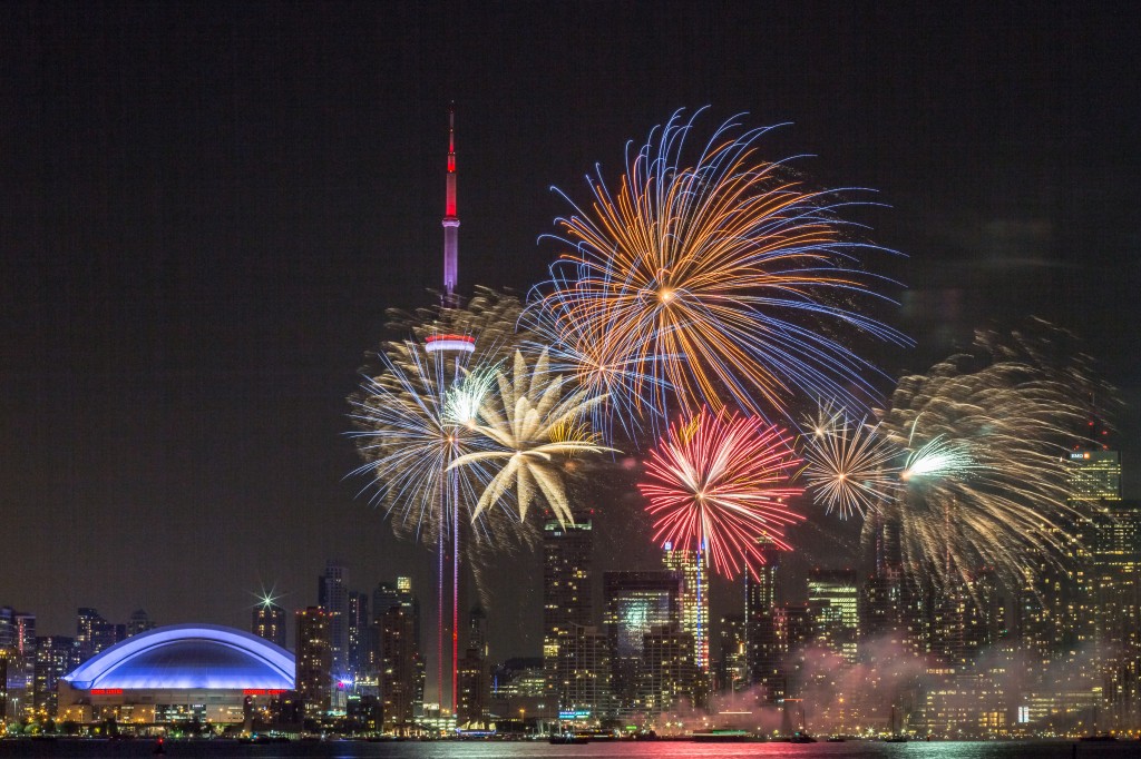 Canada Day Fireworks Toronto 2014