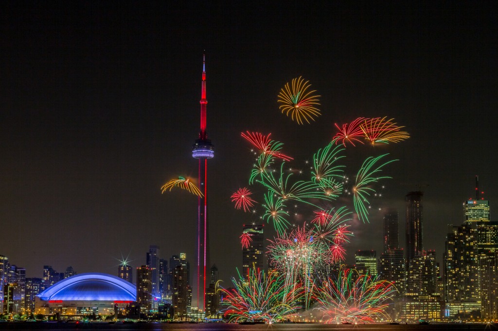 Canada Day Fireworks Toronto 2014