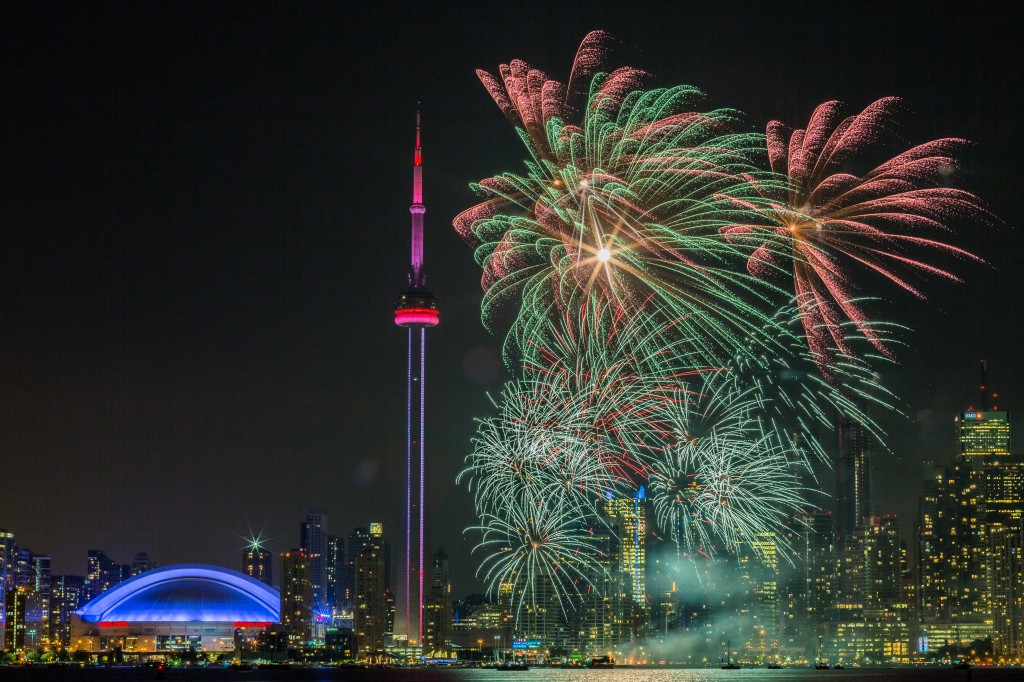 Canada Day Fireworks Toronto 2014