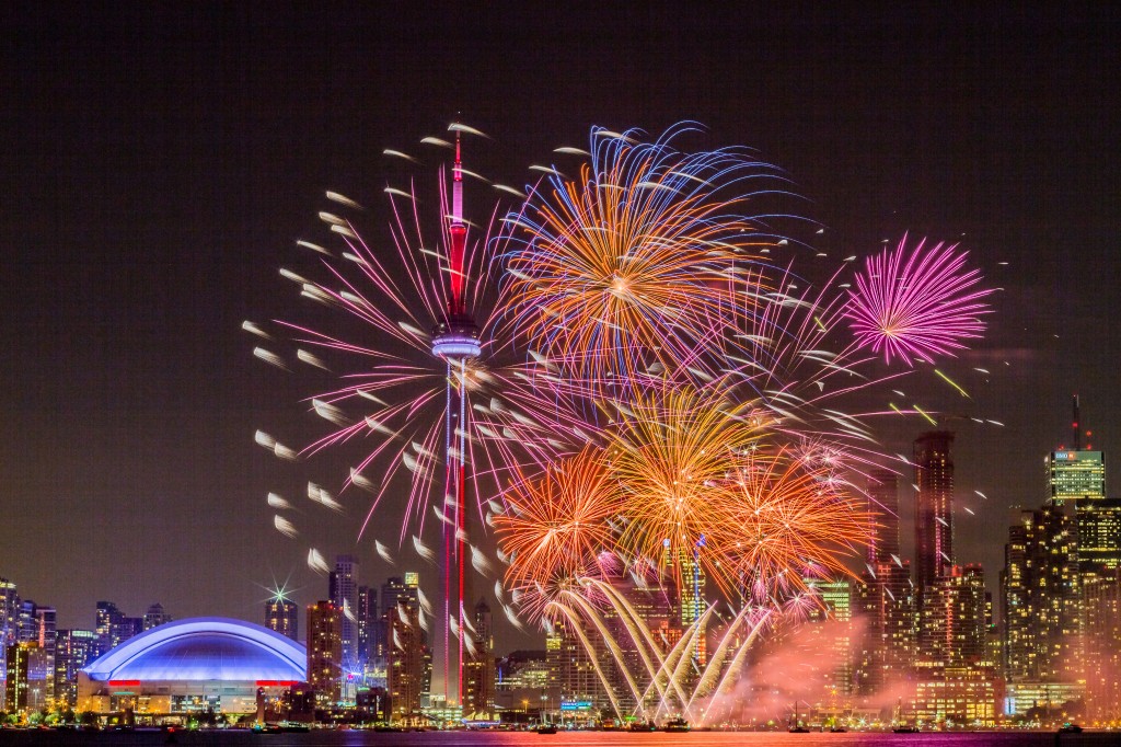 Canada Day Fireworks Toronto 2014