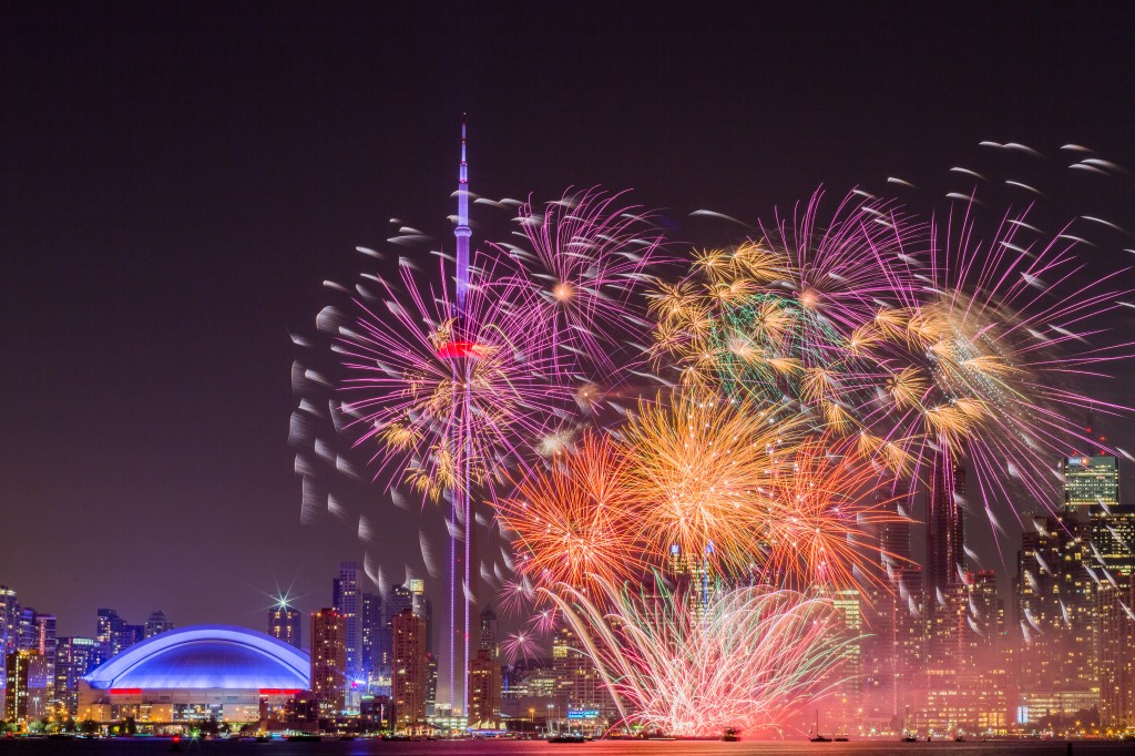 Canada Day Fireworks Toronto 2014