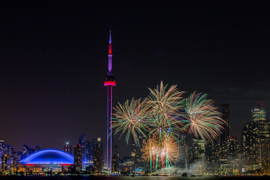 Canada Day Fireworks Toronto 2014
