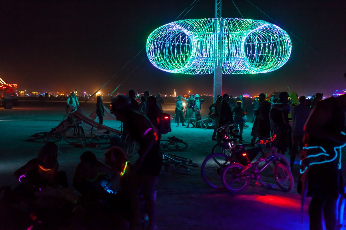 Amazing LED art installation.