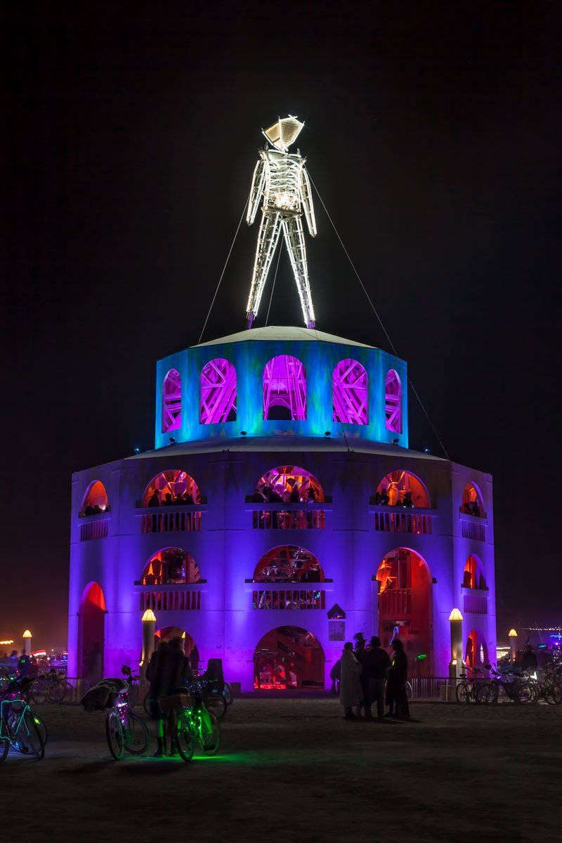 The man at night.