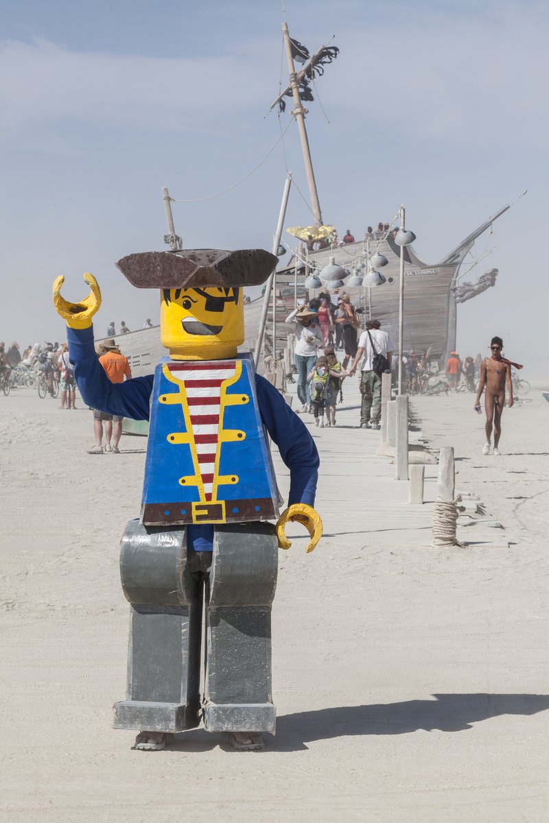 Lego Pirate is shipwrecked!