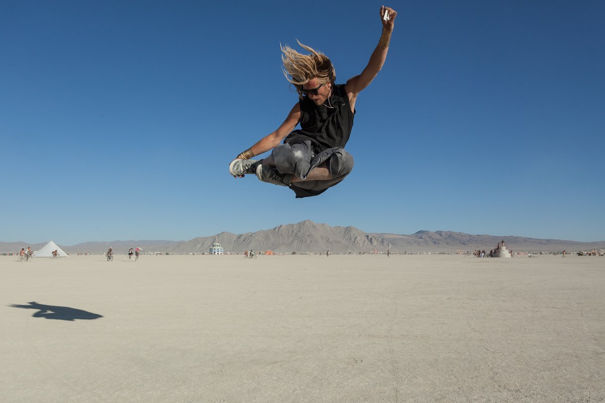 Burner takes flight.