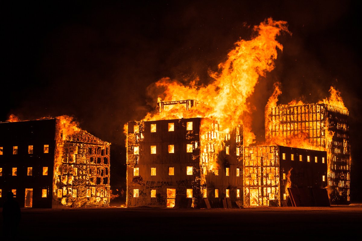 Wall Street burn.