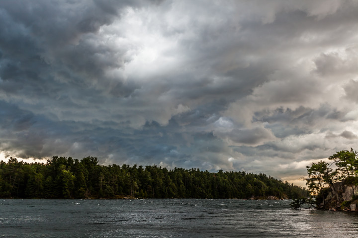 Storm Over The River