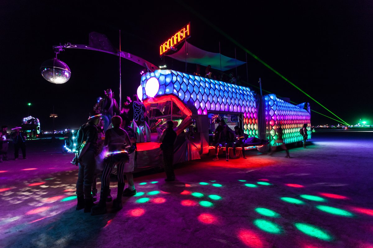 Discofish Art Car