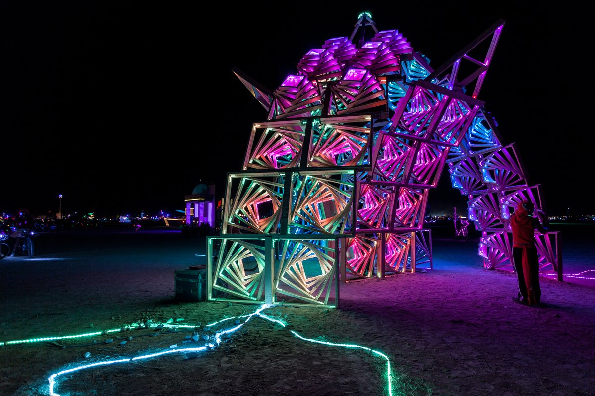 Idaho CORE Marvin, The Vortexagon Burning Man 2013
