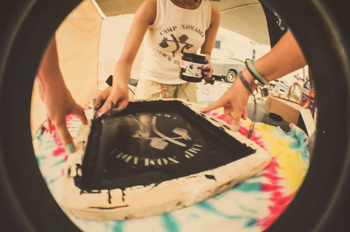 Screen Printing T-shirts