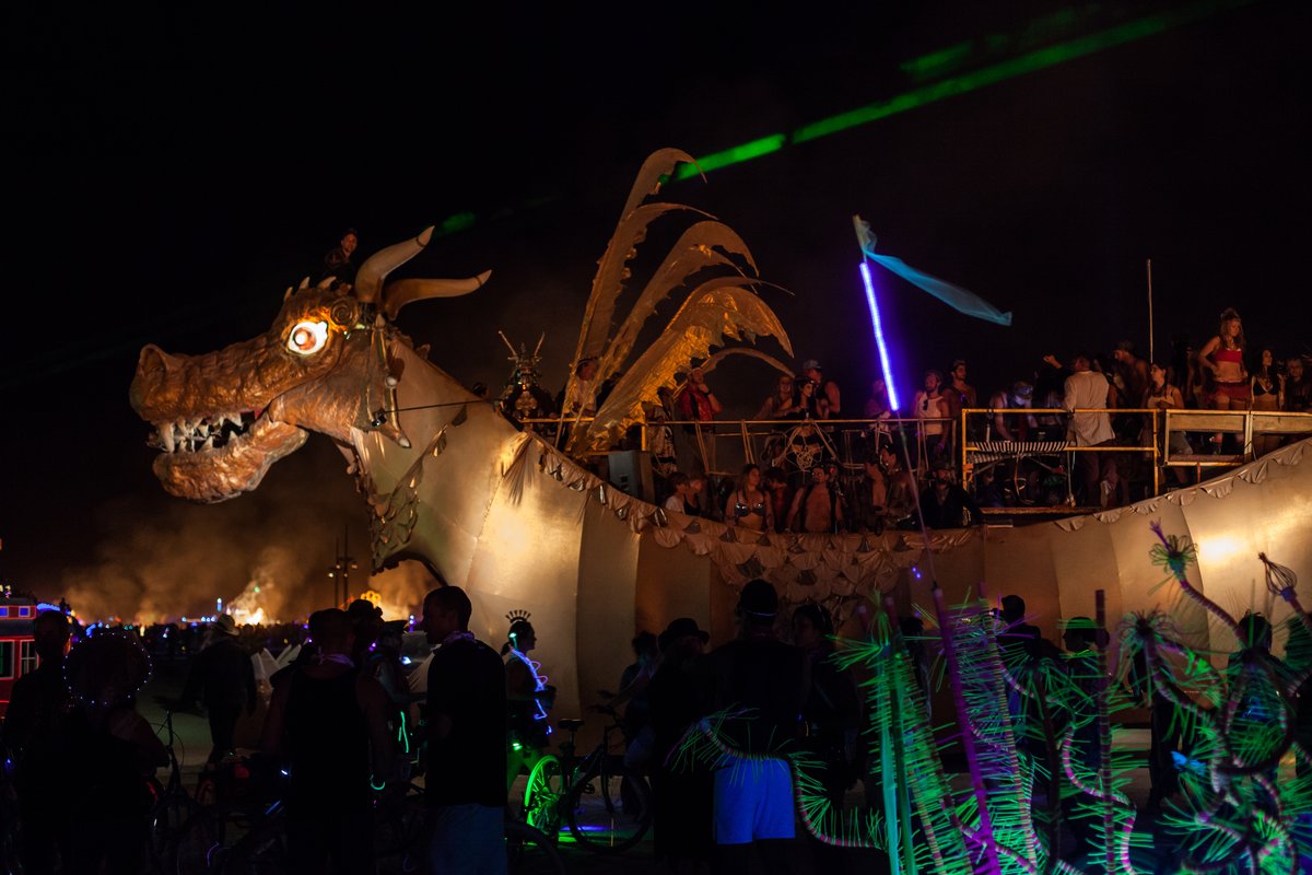 Abraxas Dragon Art Car Core Burn