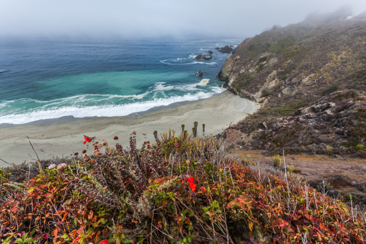 Fog Lifting On The Big Sur