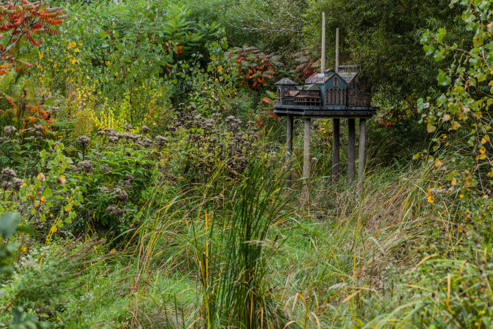 Bird House Sculpture