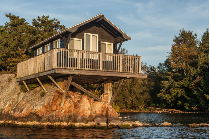 Cottage On A Rock