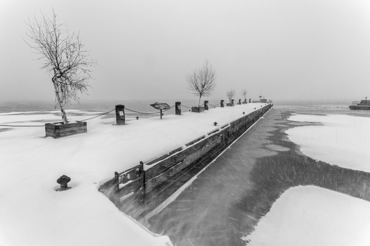 Waterfront Trail In The Snow