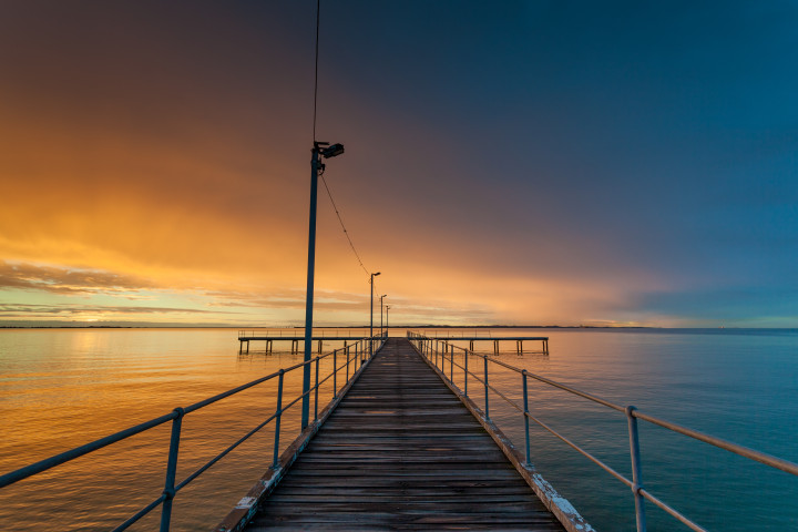 Fishing Pier At Sunset 1