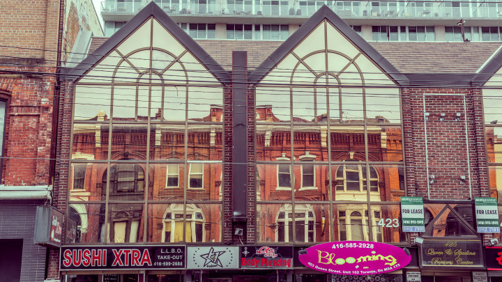 423 Queen Street Reflection