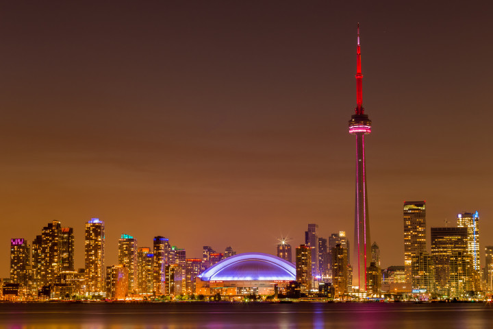 Toronto Skyline At Night
