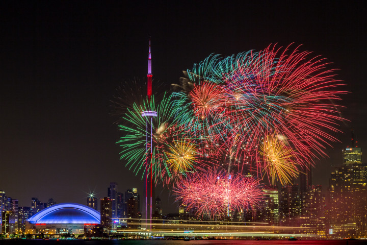 Canada Day Fireworks 2014 Toronto Photos