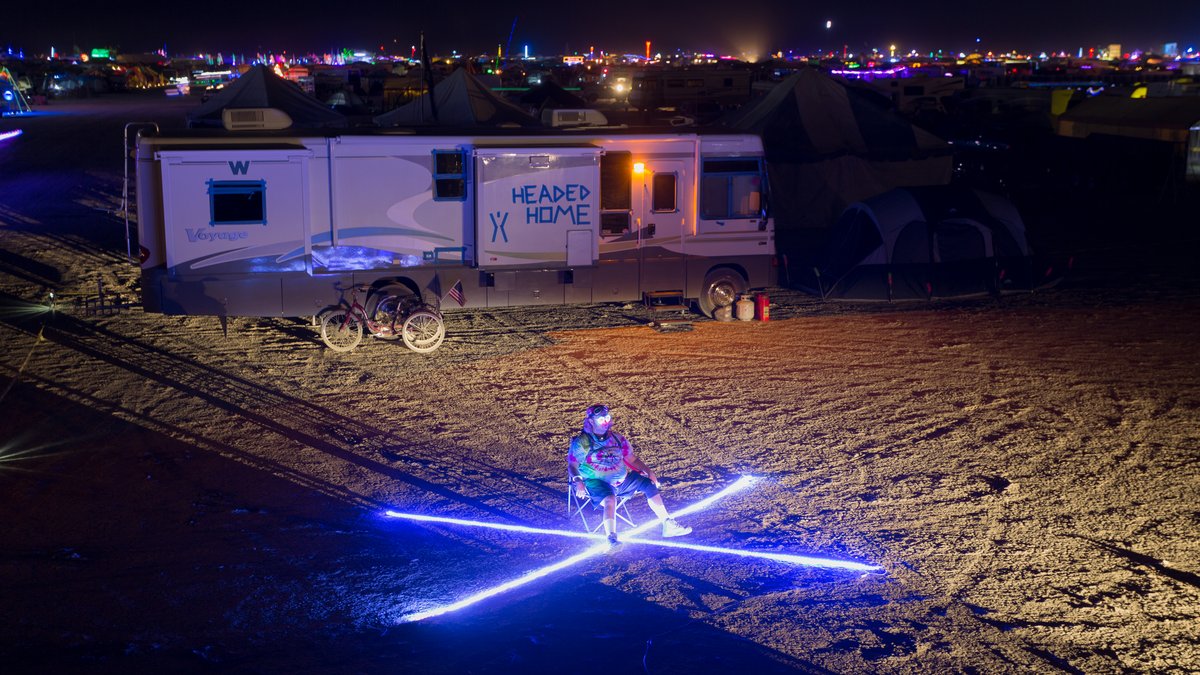 My Campmate Wes On Our X Marks The Spot (waiting for campmates)