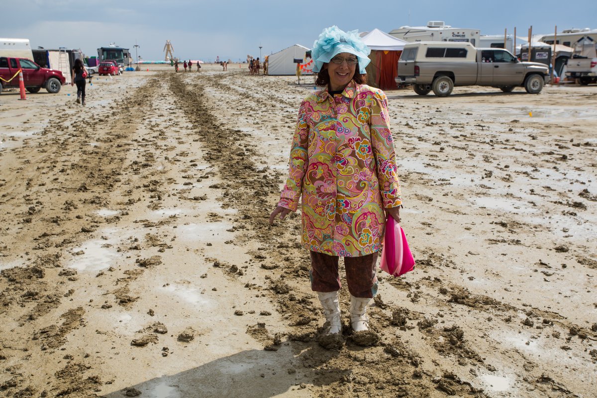 This Lovely Lady Came Prepared For The Rain