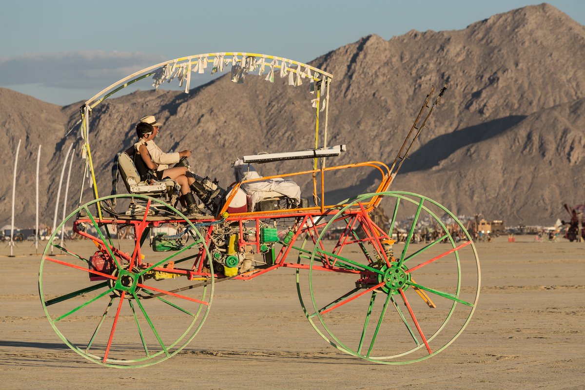Colorful Mutant Vehicle / Art Car (artist unknown)