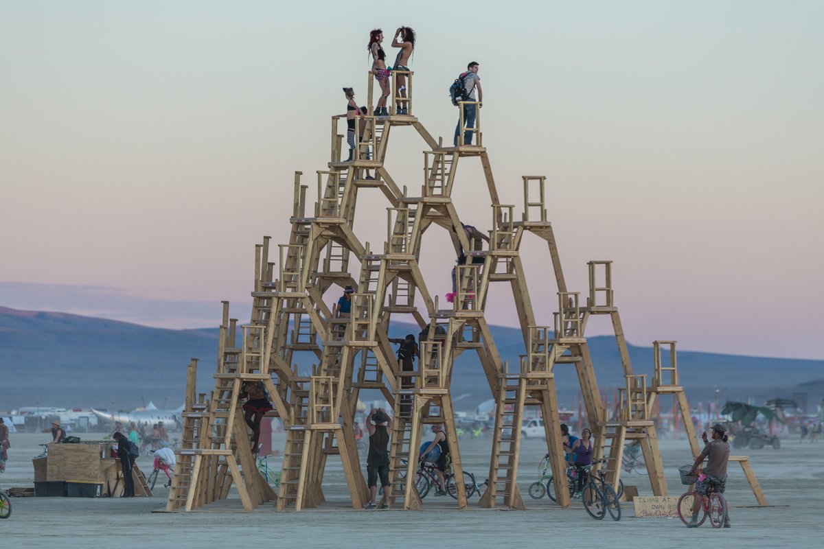 Pyramid of Possibilities by Douglas Taphouse At Dusk