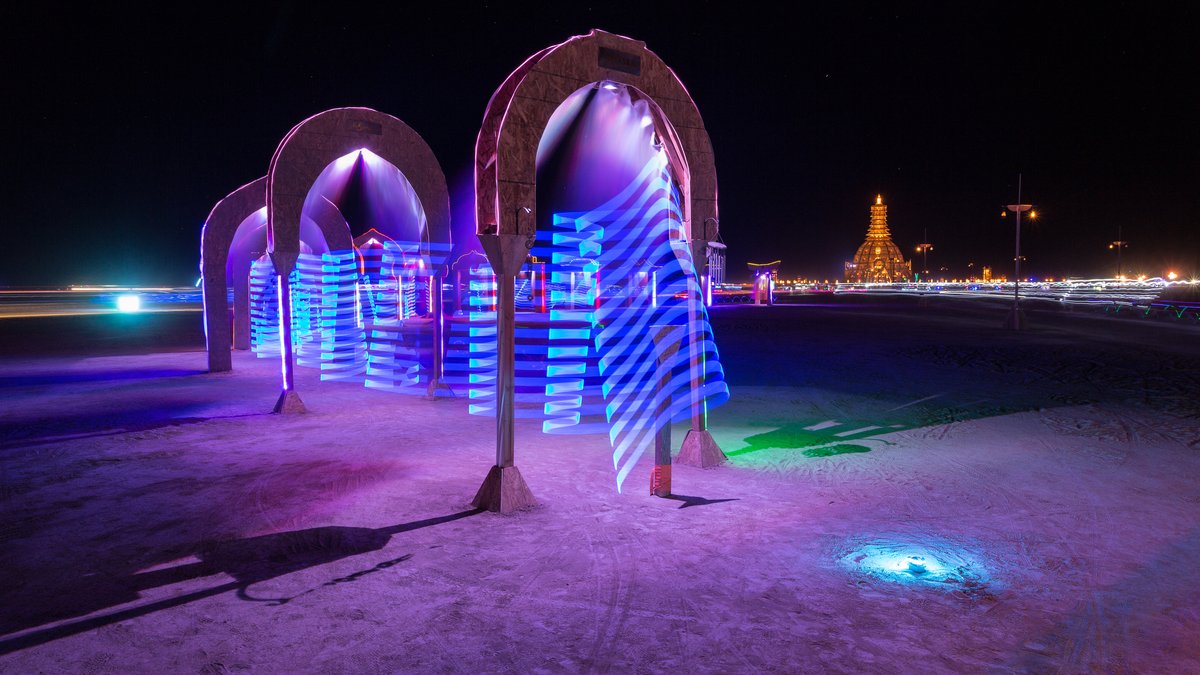 Silk Road Art Project by Julia Trimarco | Seattle, WA With Light Painting By Me Done In-Camera