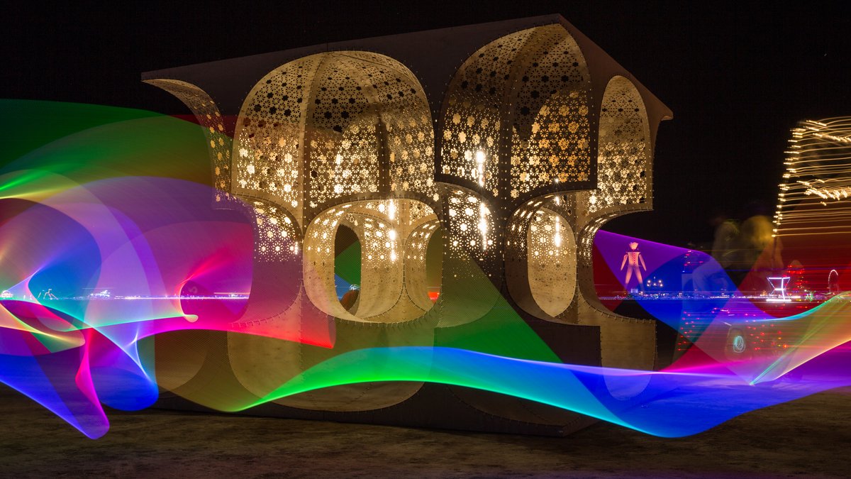 Hayam Sun Temple by Josh Haywood | London, UK (Light Painting By Me Done In-Camera)