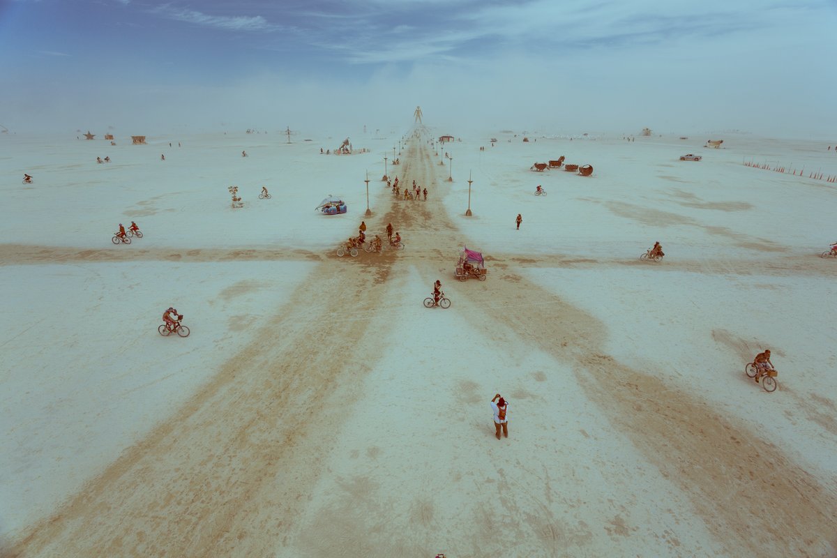 Wide View Of Playa from Cosmic Praise