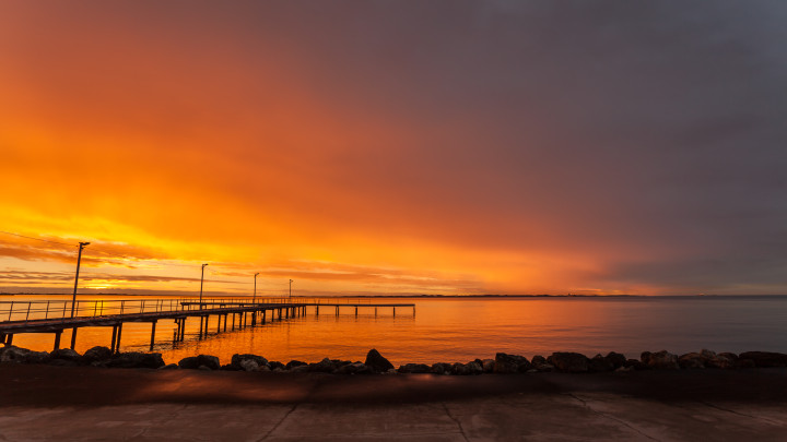 Fishing Pier At Sunset 2