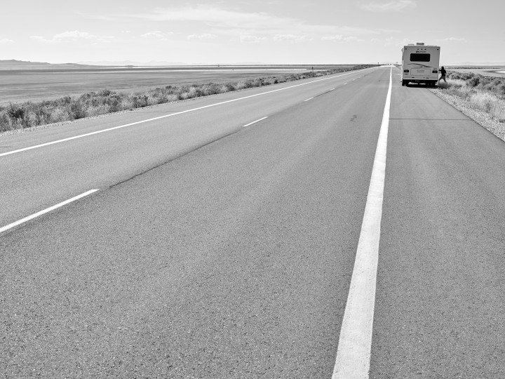 RV On The Side Of The Road