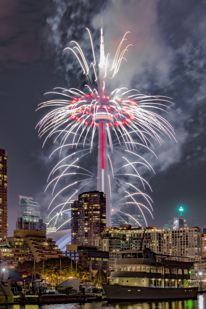 The Toronto 2015 Pan Am Games CN Tower Fireworks 06
