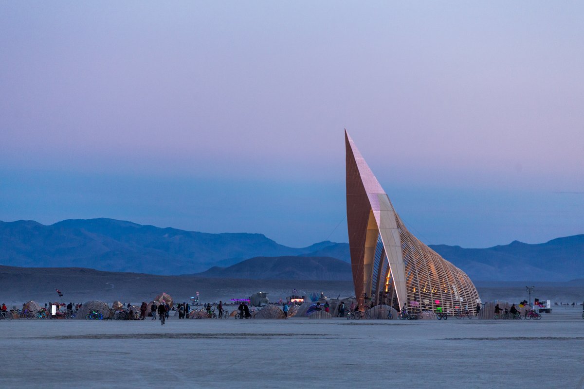 The Temple of Promise by: Dreamers Guild At Dawn http://burningman.org/event/brc/2015-art-installations/#TempleofPromise