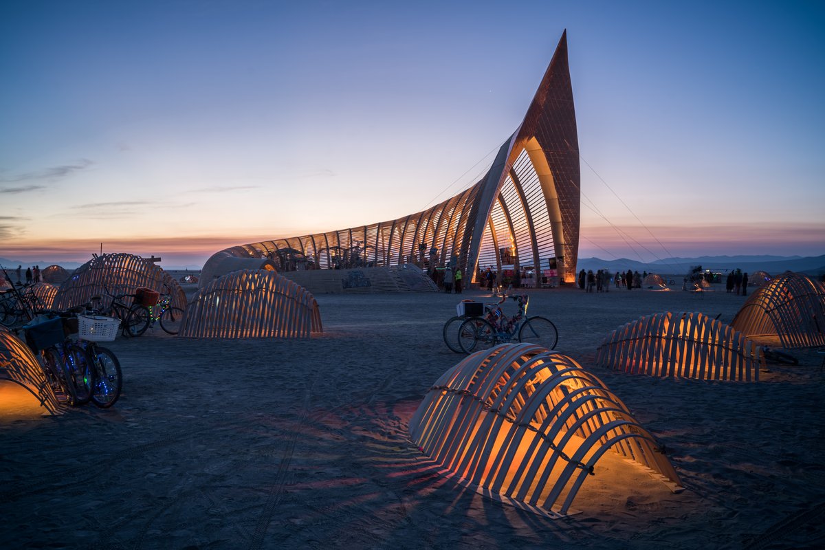 The Temple of Promise by: Dreamers Guild At Dawn http://burningman.org/event/brc/2015-art-installations/#TempleofPromise