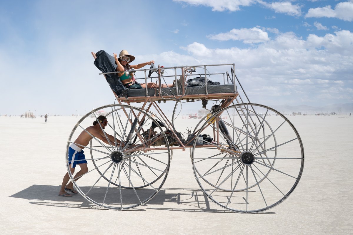 Broken Mutant Vehicle With 1 Humanpower Engine