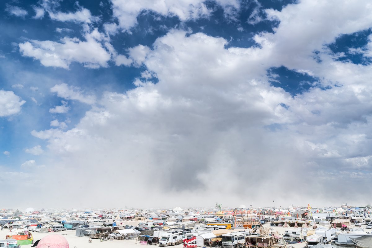 Dust Over Black Rock City
