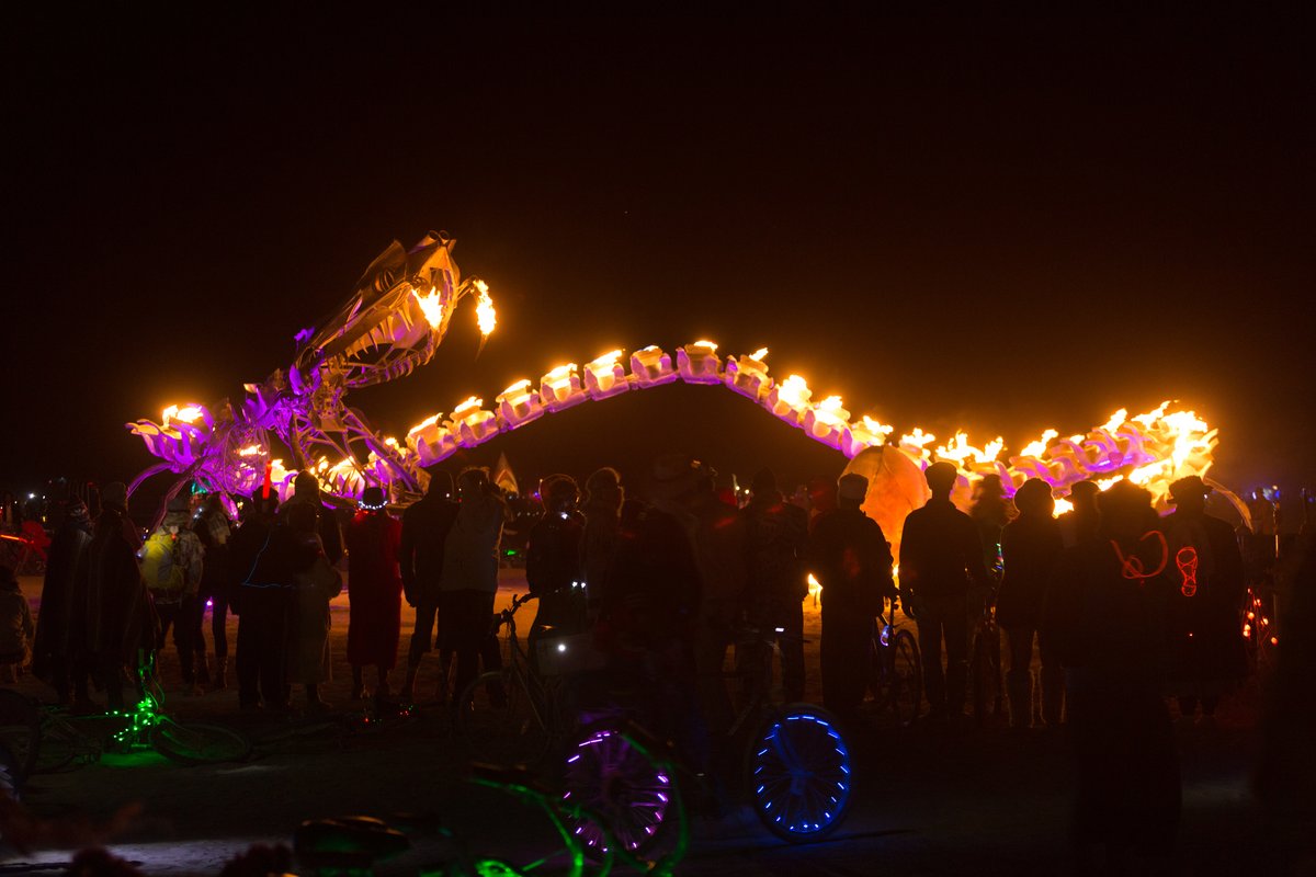 Serpent Mother By The Lotus Girls http://burningman.org/event/brc/2015-art-installations/#SerpentMother