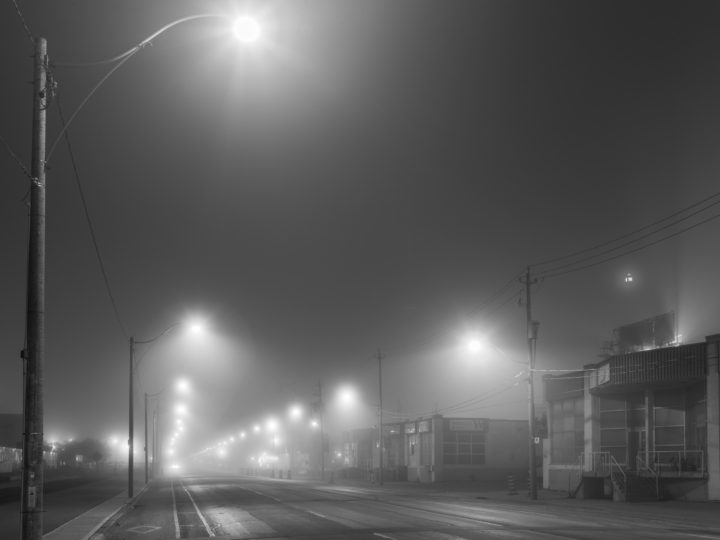 Street Lights And Fog