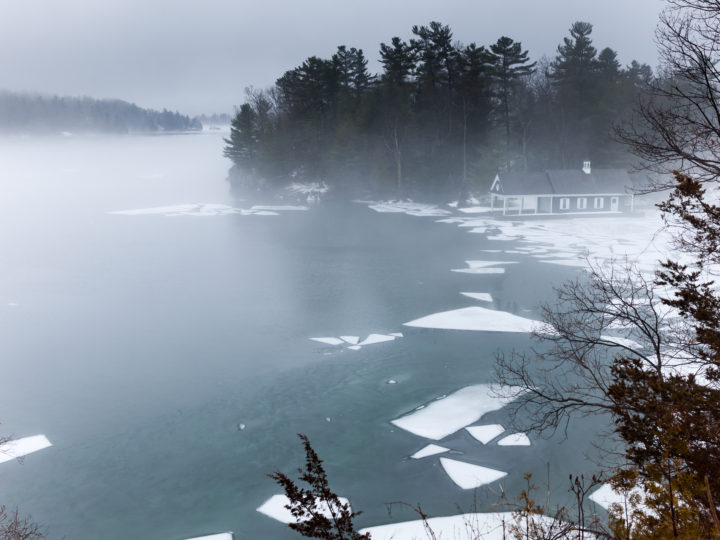 Redstone Isle In The Fog