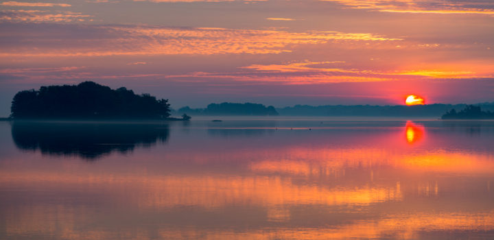 Fiery Morning Sun