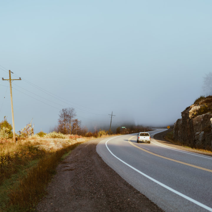Around The Curve At Sunrise