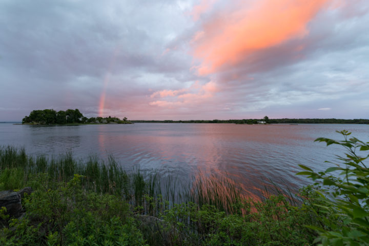 Rainbow And Pastel Sky