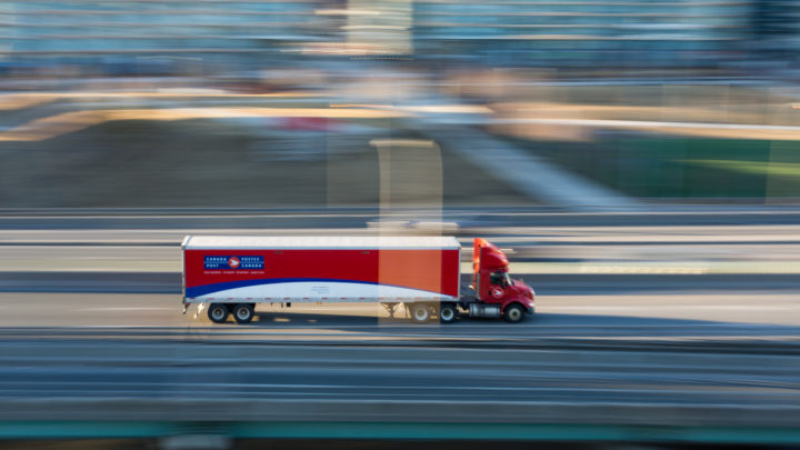 Canada Post Truck