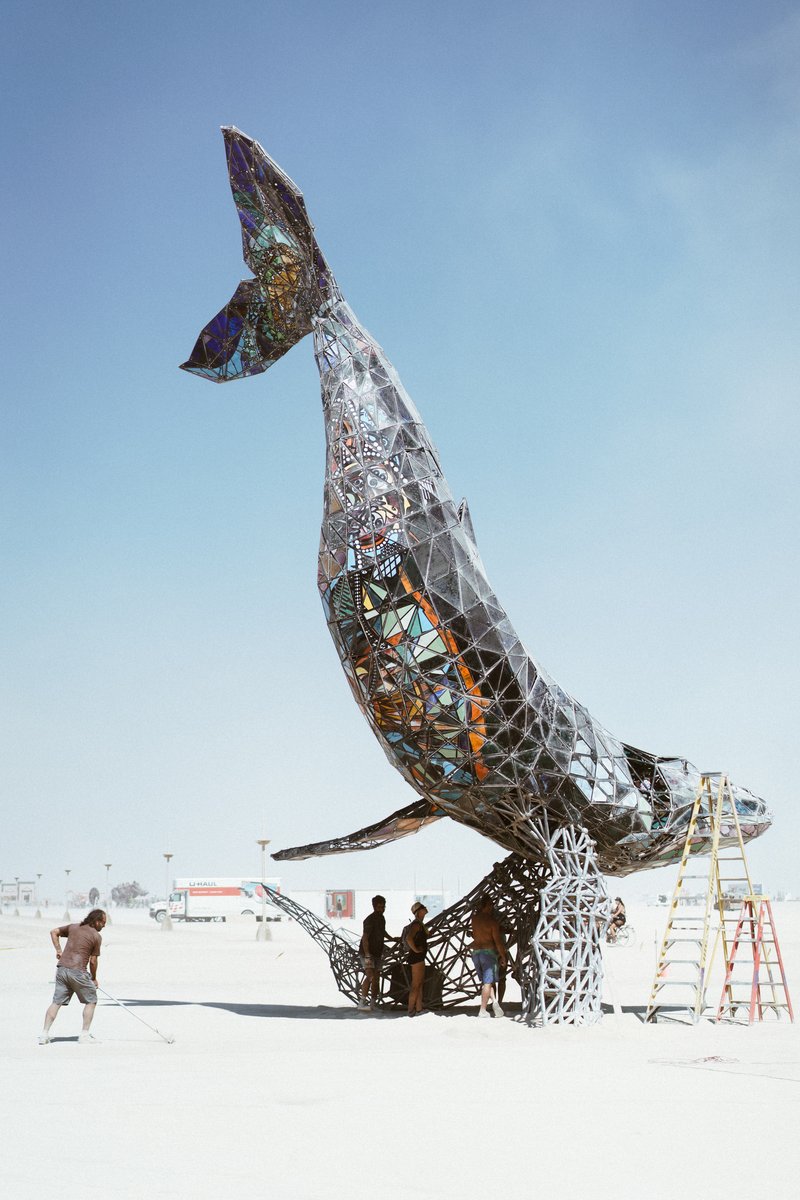 Matt Shultz, Lead On The SpaceWhale Raking During SpaceWhale Build