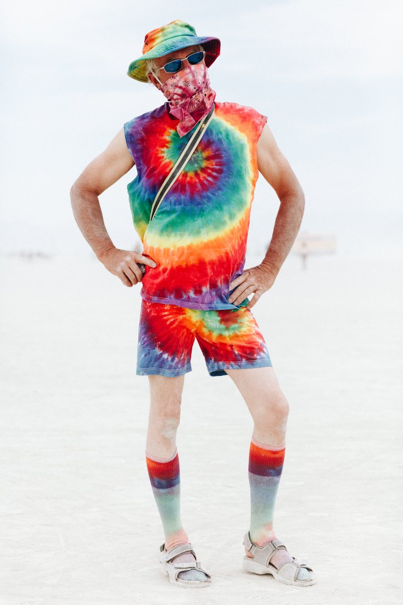Burner In Colorful Tie Dye (nice guy!)