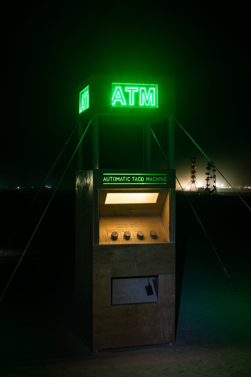 ATM: Automatic Taco Dispensing Machine by john keddie